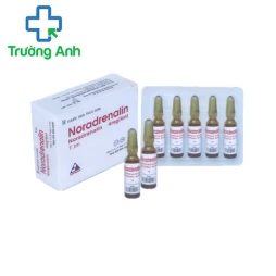Noradrenalin 4mg/4ml - Điều trị tụt huyết áp cấp tính hiệu quả