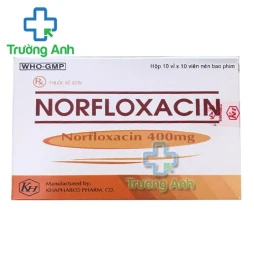 Norfloxacin 400mg Khapharco - Điều trị nhiễm khuẩn tiết niệu