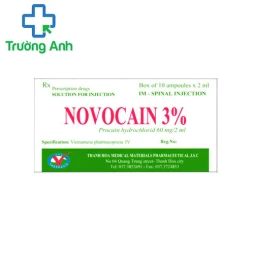 Novocain 3% Thephaco - Thuốc gây tê tiêm thấm, gây tê vùng hiệu quả