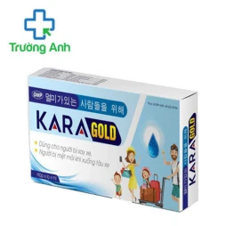 Nước uống chống say xe Kara gold - Hỗ trợ phòng, chống say xe