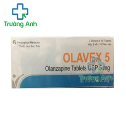 Olavex 5mg - Thuốc điều trị cơn hưng cảm ở mức độ trung bình đến nặng