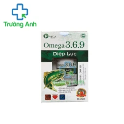 Omega 3.6.9 Diệp lục Vega - Giảm nguy cơ xơ vữa động mạch