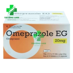 Omeprazole EG 20mg Pymepharco - Điều trị loét dạ dày - ruột