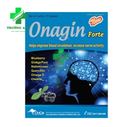Onagin Forte New - Giúp tăng cường tuần hoàn máu não hiệu quả