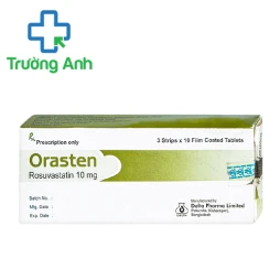 Orasten 10mg - Thuốc điều trị tăng Cholesterol trong máu