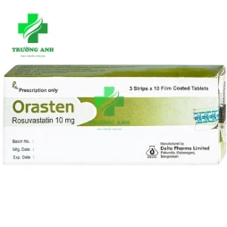 Orasten 10mg - Thuốc điều trị tăng Cholesterol trong máu
