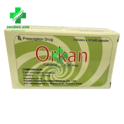Orkan SoftCapsule 0,25mcg Young Poong Pharma - Thuốc điều trị loãng xương Hàn Quốc