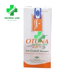 Dầu gội Otuna 2.5% - Điều trị gàu và viêm da tiết bã nhờn ở da đầu
