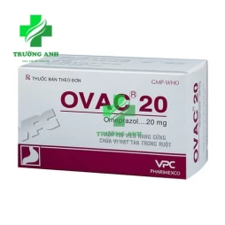 Ovac 20mg Cửu Long - Thuốc điều trị viêm loét dạ dày  hiệu quả