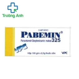 Pabemin 325 - Thuốc giảm đau, hạ sốt nhẹ đến vừa hiệu quả