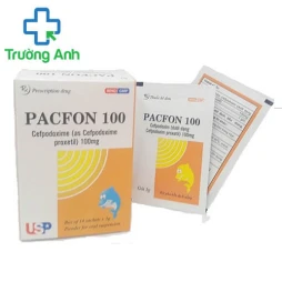 Pacfon 100 USP (bột) - Điều trị nhiễm khuẩn thể nhẹ và vừa hiệu quả
