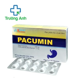 Pacumin - Hỗ trợ làm giảm triệu chứng viêm loét dạ dày, tá tràng