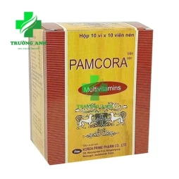 Pamcora - Thuốc bổ sung vitamin cho người từ 12 tuổi trở lên
