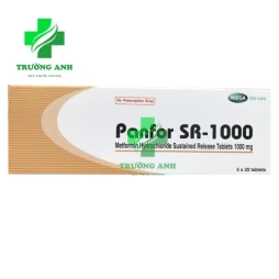 Panfor SR-1000 - Thuốc điều trị đái tháo đường týp 2 của Ấn Độ