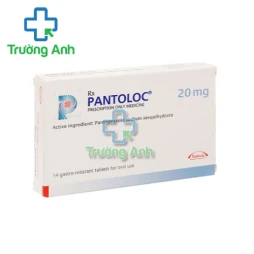 Pantoloc 40mg Tab B/7 - Thuốc điều trị viêm loét dạ dày- tá tràng của Đức