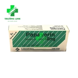 Papaverin 40mg Vidipha - Thuốc điều trị co thắt cơ trơn hiệu quả (10 hộp)