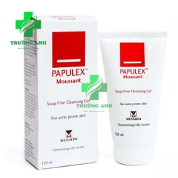 Papulex Moussant Gel 150ml Menarini - Gel rửa mặt giúp sạch da, giảm mụn hiệu quả