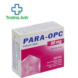Para-OPC 80mg - Dùng cho trường hợp đau từ nhẹ đến vừa, hạ sốt