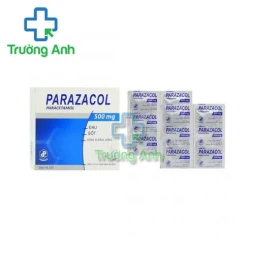 Parazacol 500 Pharbaco - Thuốc hạ sốt, giảm đau hiệu quả 
