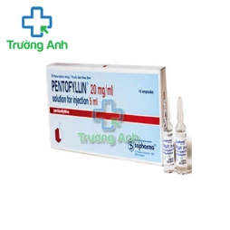 Pentofyllin 20mg/ml Sopharma - Điều trị rối loạn cung cấp máu