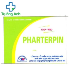 Pharterpin - Thuốc điều trị ho, làm long đờm hiệu quả