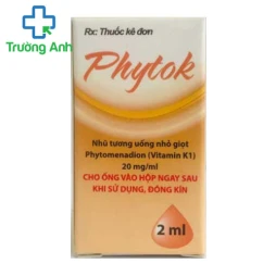 Phytok - Được dùng trong trường hợp thiếu vitamin K 