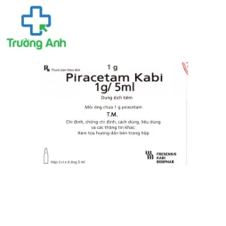 PIRACETAM KABI 1G/5ML - Thuốc điều trị rối loạn chức năng ở não
