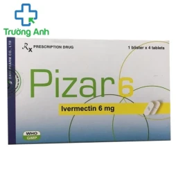 Pizar 6 Davipharm - Thuốc điều trị giun hiệu quả