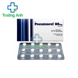 Pneumorel 80mg Servier - Điều trị bệnh ho, viêm họng, cúm