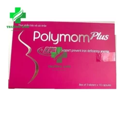Polymom Plus - Giúp bổ sung Sắt, Vitamin và DHA cho bà bầu