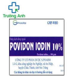 Povidon iodin 10% S.Pharm - Dung dịch sát khuẩn hiệu quả