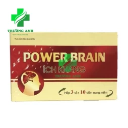 Power Brain Ích Khang - Hỗ trợ tăng cường tuần hoàn não