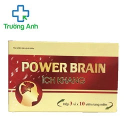 Power Brain Ích Khang - Hỗ trợ tăng cường tuần hoàn não