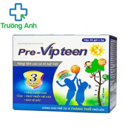 Pre-Vipteen 3 - Hỗ trợ xương răng chắc khỏe hiệu quả