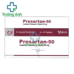 Presartan-50 Ipca - Điều trị tăng huyết áp hiệu quả