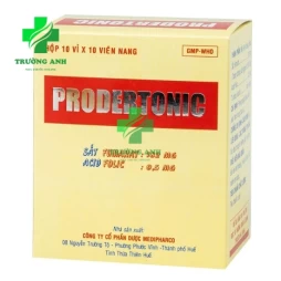 Prodertonic - Điều trị và dự phòng thiếu máu của Medipharco