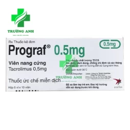 Prograf 0,5mg - Thuốc ngăn cản đào thải khi ghép tạng