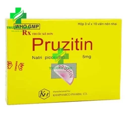 Pruzitin 5mg Khapharco - Điều trị táo bón cho người lớn & trẻ em