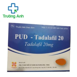 PUD-Tadalafil 20 - Điều trị rối loạn cương dương ở nam giới