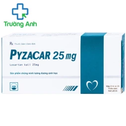 Pyzacar 25mg - Thuốc điều trị tăng huyết áp ở người lớn