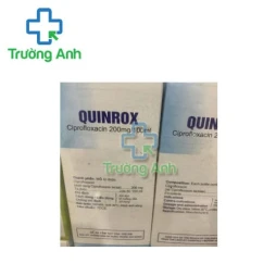 Quinrox 200mg/100ml Pharbaco - Thuốc điều trị nhiễm khuẩn đường tiêm