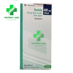 Ratida 400mg/250ml KRKA - Thuốc điều trị viêm phế quản