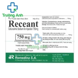 Receant 750mg Remedina - Điều trị nhiễm khuẩn nặng hiệu quả