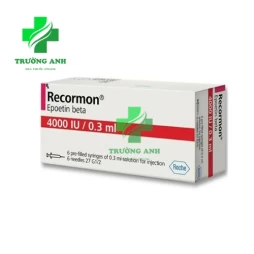 Recormon 4000IU - Thuốc điều trị thiếu máu do suy thận của Đức