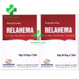 Relahema - Thuốc điều trị dự phòng thiếu sắt hiệu quả