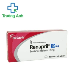 Renapril 10mg Balkanpharma - Thuốc điều trị tăng huyết áp, suy tim