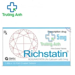 Richstatin 5mg Getz Pharma - Thuốc điều trị tăng Cholesterol