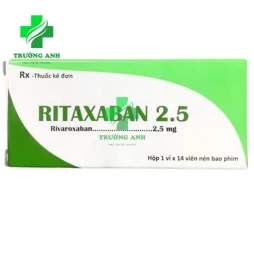 Ritaxaban 2.5 Armephaco - Thuốc Ngăn ngừa tắc nghẽn huyết khối