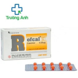 Rofcal 0,25mcg OPC - Ngăn ngừa loãng xương, còi xương hiệu quả
