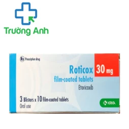 Roticox 30mg film-coated tablets - Thuốc điều trị viêm xương khớp và giảm đau hiệu quả